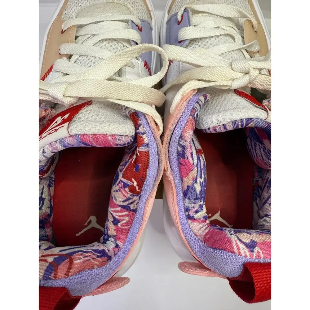 Nike Jordan One Take 4 SE Pink White Lavender Basketball Sneakers Girls 6Y